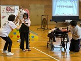【②ふれあい体操(フォークダンス)】ﾄﾘ②IMG_2080(ﾀﾞﾝｽ･上岡･濵戸)